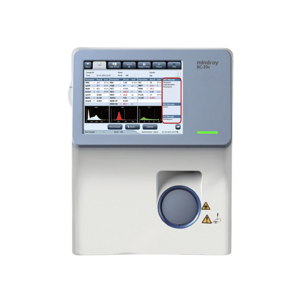 Analizador para hematologia BC-20s