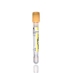 Tubo tapón amarillo